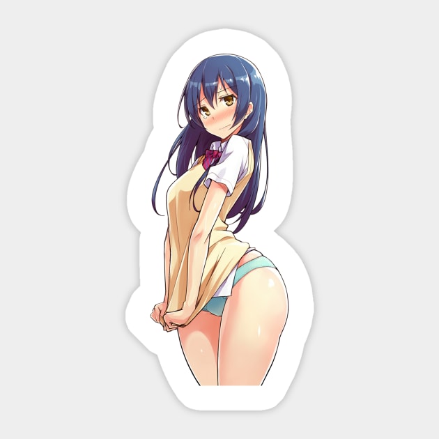 Umi Sonoda BUTT Sticker by MemeShark